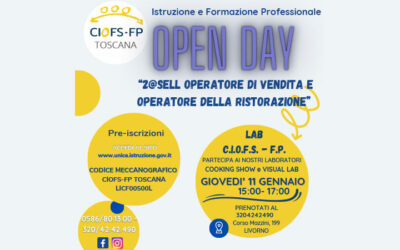 Un nuovo open day al CIOFS. Prenota il tuo posto per l’11 gennaio