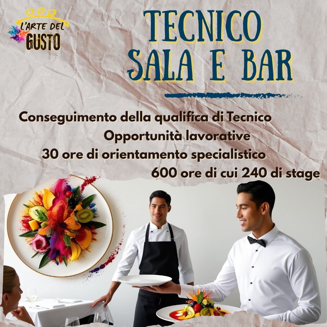 L'Arte del Gusto - Tecnico e sala bar